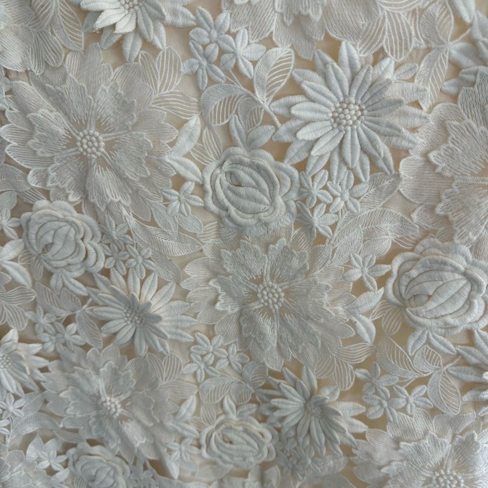 Tory Burch white lace sleeveless dress. Size 10 - Picture 12 of 12